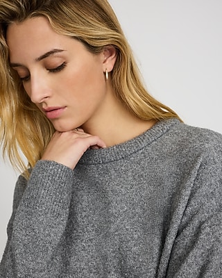 Boucle Crew Neck Tunic Sweater - image 3