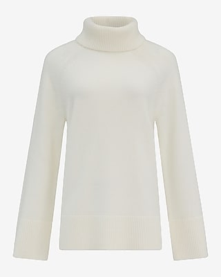 Plush Turtleneck Tunic Sweater