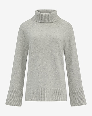 Plush Turtleneck Tunic Sweater