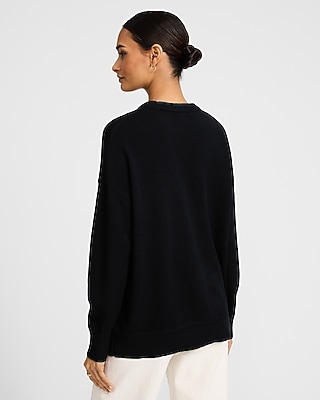 Crew Neck Tunic Sweater