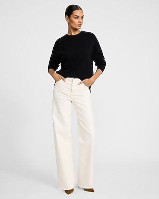 Crew Neck Tunic Sweater