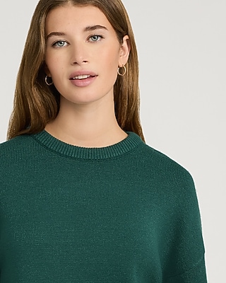 Crew Neck Tunic Sweater