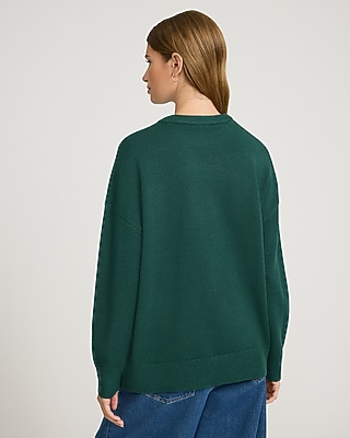 Crew Neck Tunic Sweater