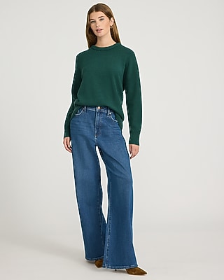 Crew Neck Tunic Sweater