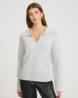 Johnny Collar Sweater Airy Soft