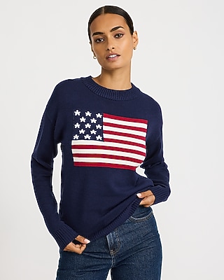 American Flag Crew Neck Sweater - thumbnail 5