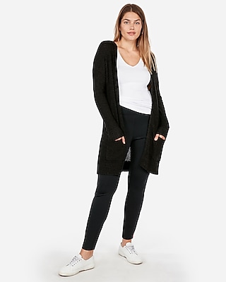 express hooded cardigan