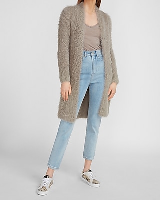 cardigan faux fur