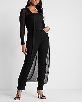 Sheer Duster Cardigan | Express