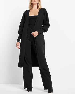 Tie Belted Duster Cardigan