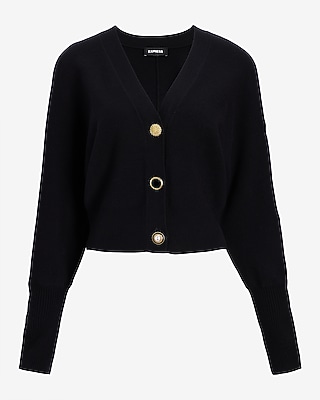 CARDIGAN MIX BUTTONS PO 9613131:PITCH BLACK:S
