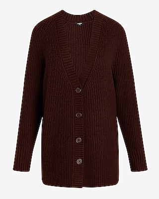 Button Front Tunic Cardigan