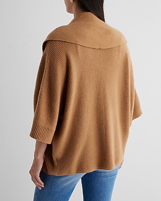 Ribbed Cape Cardigan - image 3