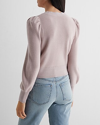 Shine Tipped V-Neck Cardigan