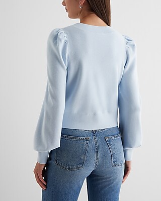 V-Neck Embellished Bow Cardigan
