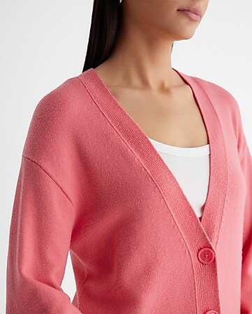 Women\'s Pink Cardigans Ups Cover & - Express