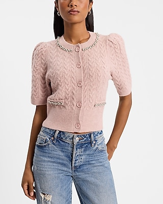 Sexy short sleeved cardigan by deals Express