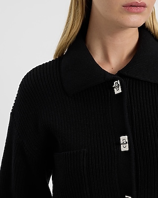 Twist Hardware Double Pocket Cardigan