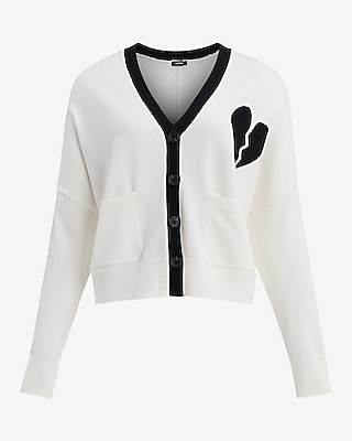 Broken Heart Pocket Slouchy Cardigan
