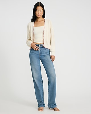 American Flag Red Stitch Trim Cardigan - image 3