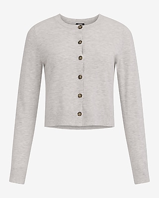 Lightweight Crew Neck Cardigan