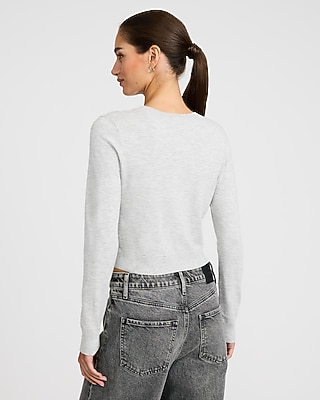 Lightweight Crew Neck Cardigan