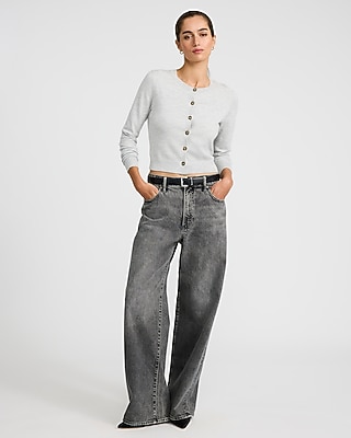 Lightweight Crew Neck Cardigan