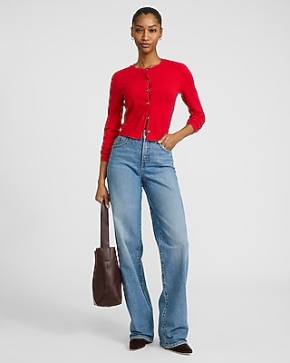 Lightweight Crew Neck Cardigan