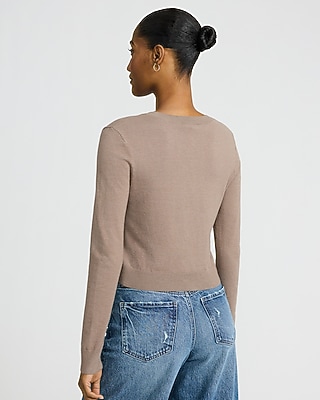 Lightweight Crew Neck Cardigan