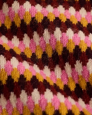 Airy Soft Multi Striped Crew Neck Cardigan