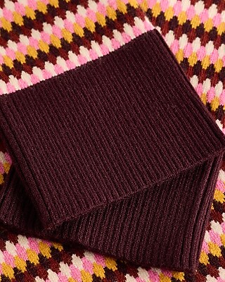 Airy Soft Multi Striped Crew Neck Cardigan