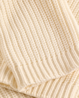 Chunky Crew Neck Novelty Button Cardigan