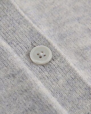 Skimming Puff Sleeve Crew Neck Cardigan