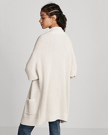 shaker knit wedge cover-up