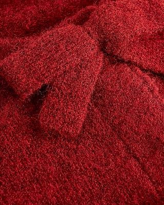 Double Bow Crew Neck Cardigan