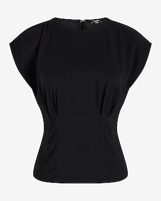 Crew Neck Cinched Waist Gramercy Tee - thumbnail 4