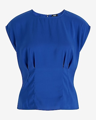 Crew Neck Cinched Waist Gramercy Tee
