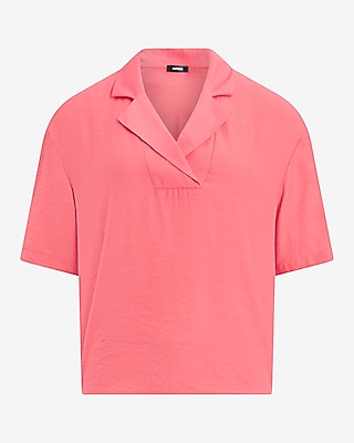 Collared Short Sleeve Tee | Express