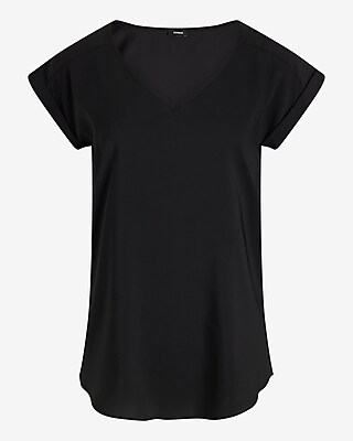 V-Neck Short Cuff Sleeve Gramercy Tee