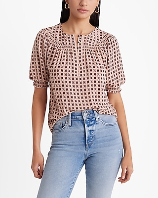 【Katie】JELL-O smocking puff blouse JELL-O smocking puff blouse – Katie Tokyo