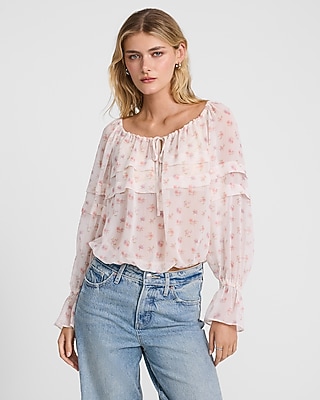 トップス border waffle undulate frill tops Womens Babydoll Tops Swiss Dot Peplum Top Ruffle Cap Sleeve Flowy