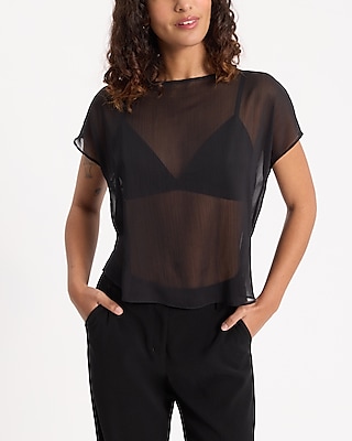 Sheer Boat Neck Tee
