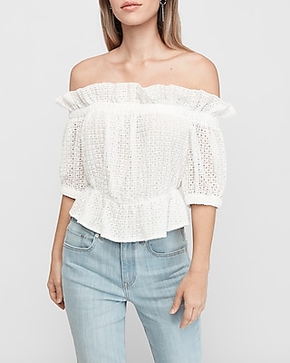 express white lace top