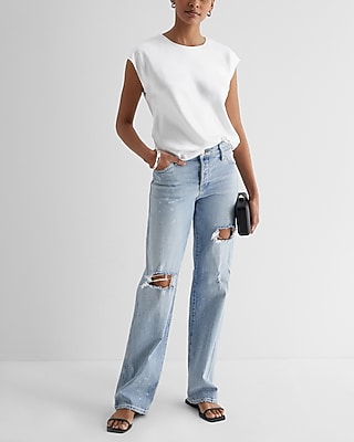 Satin Crew Neck Gramercy Tee