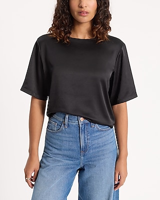 Essential Satin Boxy Tee