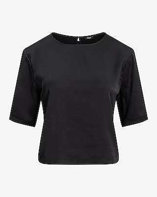 Essential Satin Boxy Tee