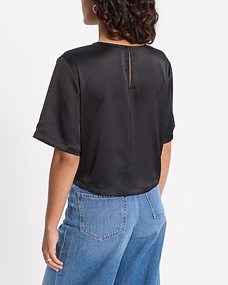 Essential Satin Boxy Tee