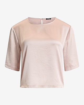 Essential Satin Boxy Tee