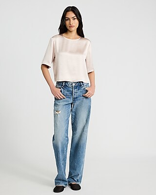 Essential Satin Boxy Tee