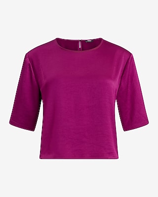 Essential Satin Boxy Tee - image 4